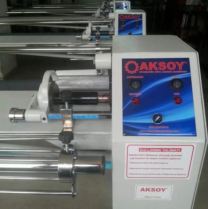 A.K.5 Tek Bıçak Otomatik Biye Kesme Makinası